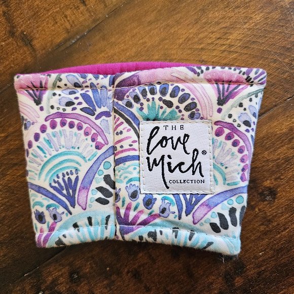 Love Mich Mosaic Coffee Cozy - Picture 1 of 3